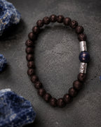 Pulsera Black Core Signature – Ónix, Piedra Volcánica y Plata 925 de Taxco