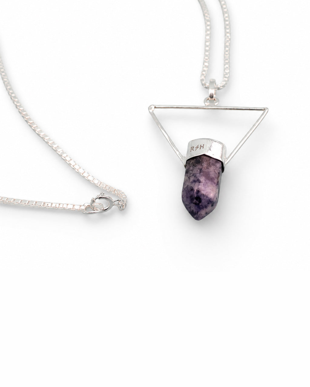 Collar True North Signature con Cuarzo Aqua y Plata 925 de Taxco  Cadena Veneciana
