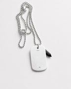 Collar Live Free con Dije y Cadena de 2.5 mm en Plata 925 de Taxco y Cuarzo