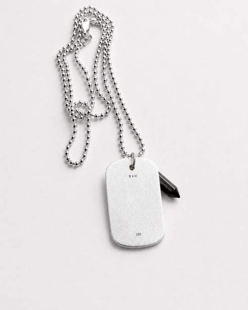 Collar Live Free con Dije y Cadena de 2.5 mm en Plata 925 de Taxco y Cuarzo