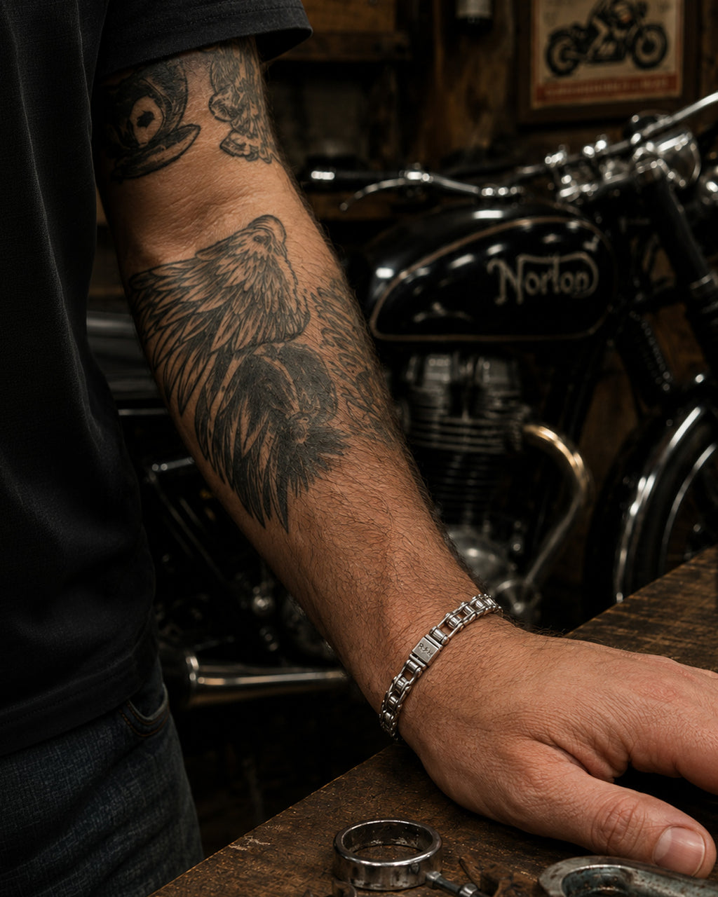 Pulsera Road Silver Icon – Plata Maciza 925 de Taxco