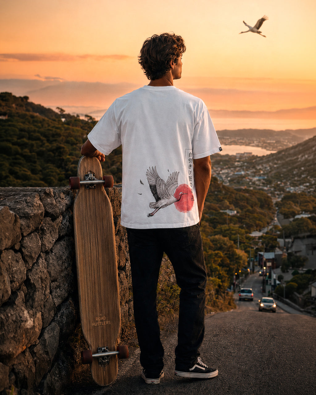 Tsuru Road Oversized Tee