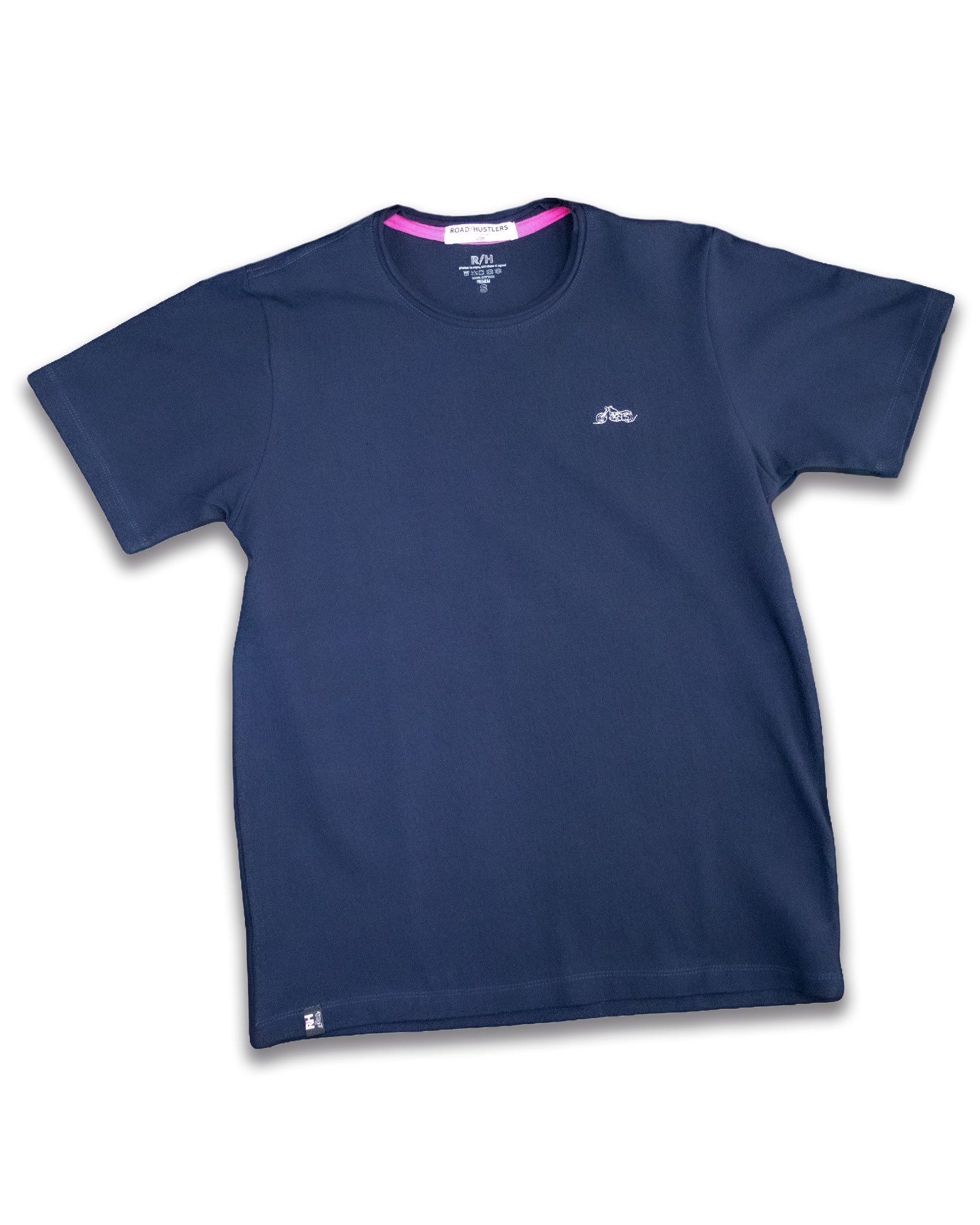 Playera Moto Fit R⚡H — Azul Marino | Signature Collection