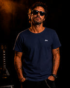 Playera Moto Fit R⚡H — Azul Marino | Signature Collection