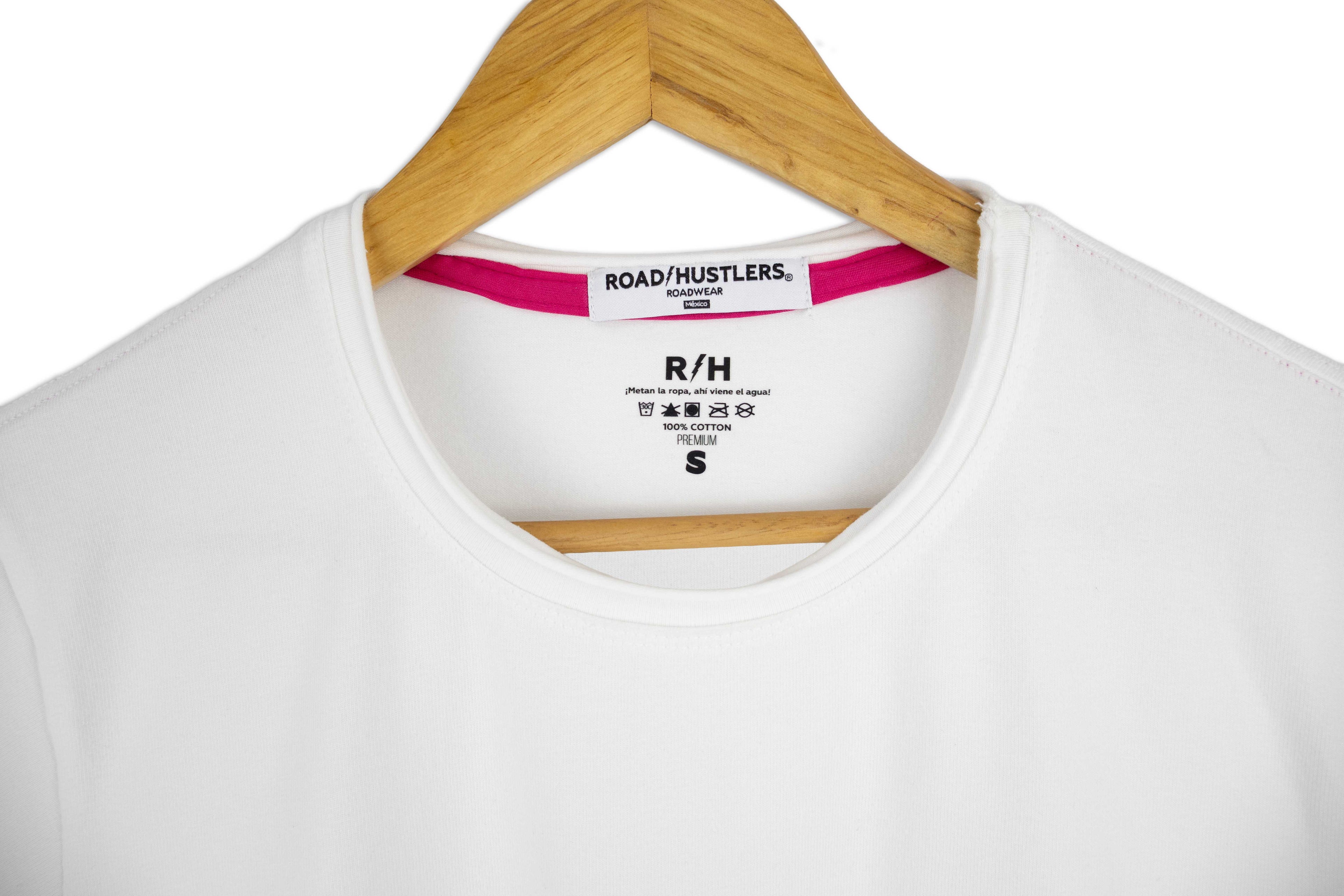 Playera Moto Fit R⚡H — Blanca | Signature Collection