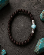 Pulsera Black Core Signature – Ónix, Piedra Volcánica y Plata 925 de Taxco