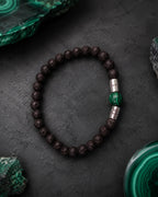 Pulsera Black Core Signature – Ónix, Piedra Volcánica y Plata 925 de Taxco